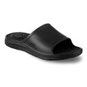【送料無料】 トーツ メンズ サンダル シューズ totes Sol Bounce Ara Men's Slide Sandals Black