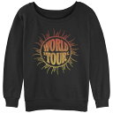 【送料無料】 アンブランデッド レディース Tシャツ トップス Juniors' World Tour Sun Graphic Slouchy Terry Bl...