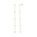 【送料無料】 アドニア レディース ピアス・イヤリング アクセサリー Adornia Gold Tone Freshwater Cultured Pearl Sweeper Earrings Gold Tone(4)
