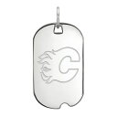 【送料無料】 ロゴアート レディース ブレスレット・バングル・アンクレット アクセサリー LogoArt Calgary Flames Sterling Sil...