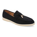 【送料無料】 ヨキ レディース スリッポン・ローファー シューズ Yoki Carol-07 Women's Casual Slip On Loafers Bl...