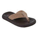 【送料無料】 スケッチャーズ レディース サンダル シューズ Skechers Relaxed FitR CaliR Asana Valley Chic! Women's Thong Sandals Mocha