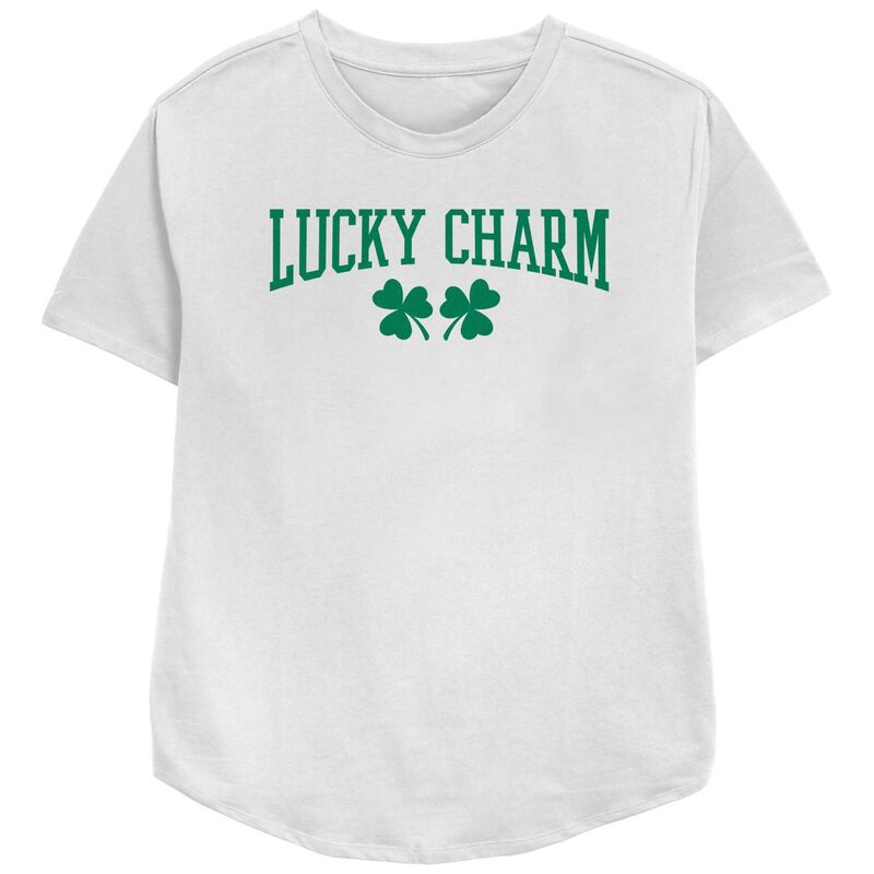 ̵ ֥ǥå ǥ T ȥåץ Women's Lucky Charm Graphic Tee White