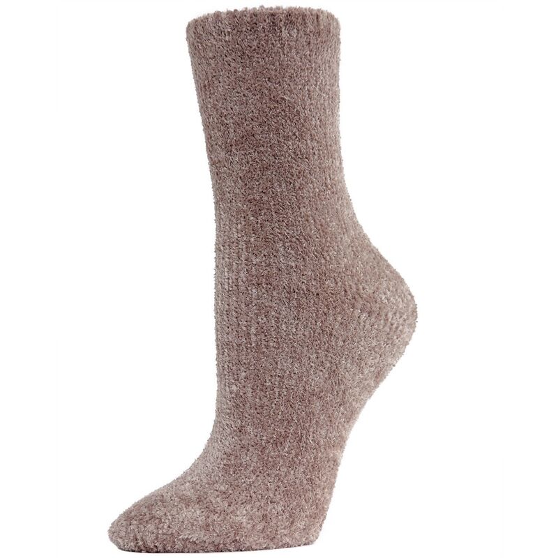 ̵ ⥤ ǥ   Velour Luxe Plush Crew Socks Gray