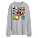 【送料無料】 ディズニー メンズ Tシャツ トップス Men's Disney's Mickey Friends Tee Gray(4)