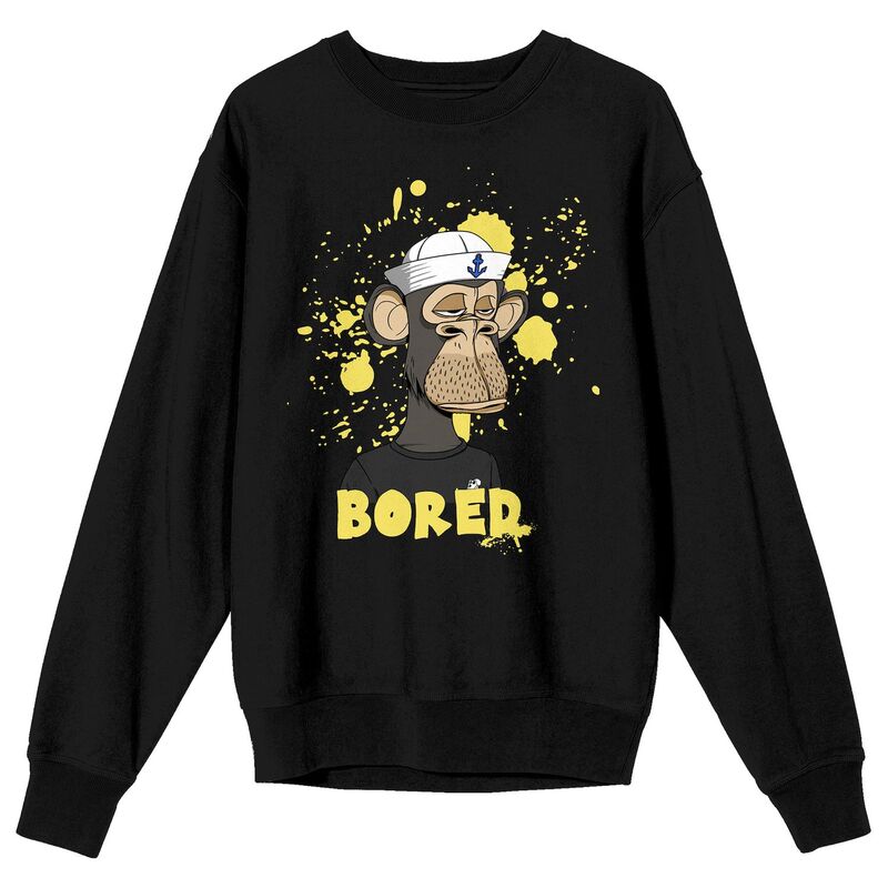 【送料無料】 ライセンス キャラクター メンズ Tシャツ トップス Men's Bored of Directors Bored Ape Sweatshirt Black