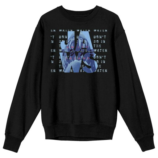 【送料無料】 ライセンス キャラクター メンズ Tシャツ トップス Men's Jaws Don't Go In The Water Sweatshirt Black 【送料無料】 ライセンス キャラクター メンズ Tシャツ トップス Men's Jaws Don't Go In The Water Sweatshirt Black