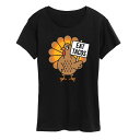 【送料無料】 ライセンス キャラクター レディース Tシャツ トップス Women's Eat Tacos Turkey Graphic Tee Black