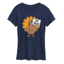 【送料無料】 ライセンス キャラクター レディース Tシャツ トップス Women's Eat Tacos Turkey Graphic Tee Navy