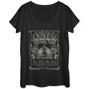 【送料無料】 アンブランデッド レディース Tシャツ トップス Juniors' Worldwide Kindness Festival Tour Poster Graphic Tee Black(4)