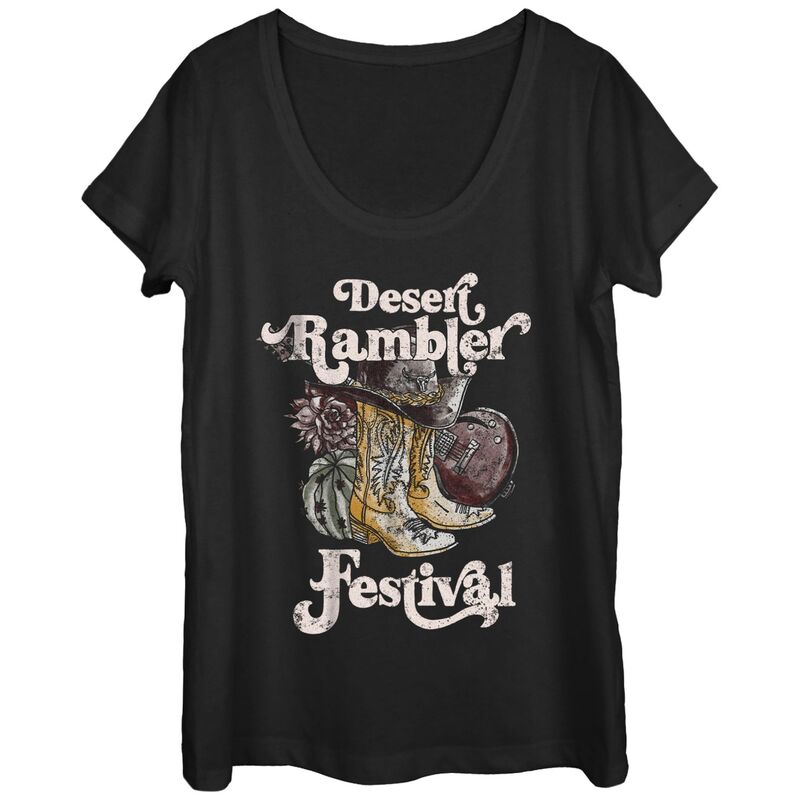 【送料無料】 アンブランデッド レディース Tシャツ トップス Juniors' Desert Rambler Festival Boots..