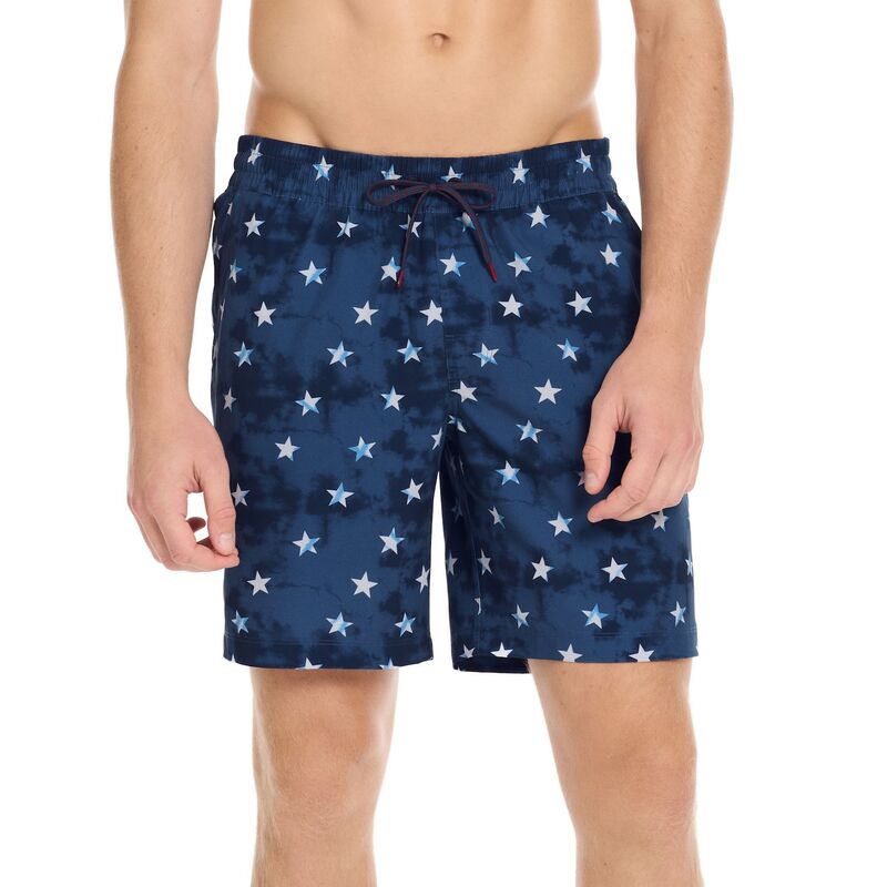 ハーレー メンズ 水着 ハーフパンツ・ショーツ プリント Men's Hurley 7.5-inch Volley Stretch Printed Swim Trunks Diffused Blue ブルー