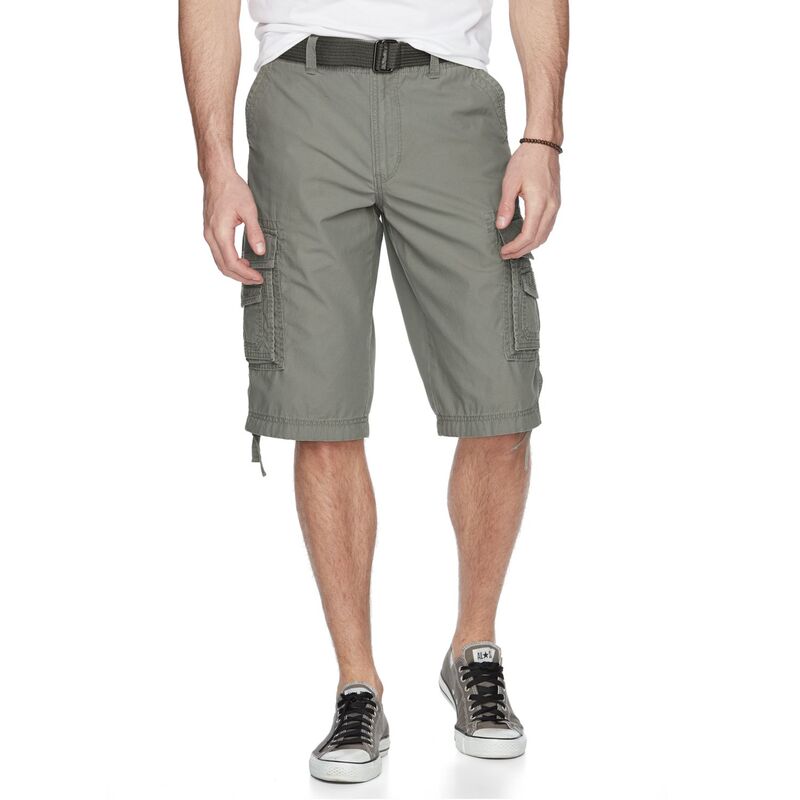 【送料無料】 ユニオンベイ メンズ ハーフパンツ・ショーツ ボトムス Men's Unionbay Cordova Messenger Belted Cargo Shorts Gray Goose