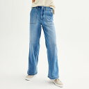 【送料無料】 ソノマ レディース デニムパンツ ジーンズ ボトムス Women's Sonoma Goods For Life Utility Wide-Leg Jeans Medium Wash(4)