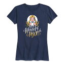 【送料無料】 ディズニー レディース Tシャツ トップス Disney's Alice in Wonderland Women's In A World Of ...