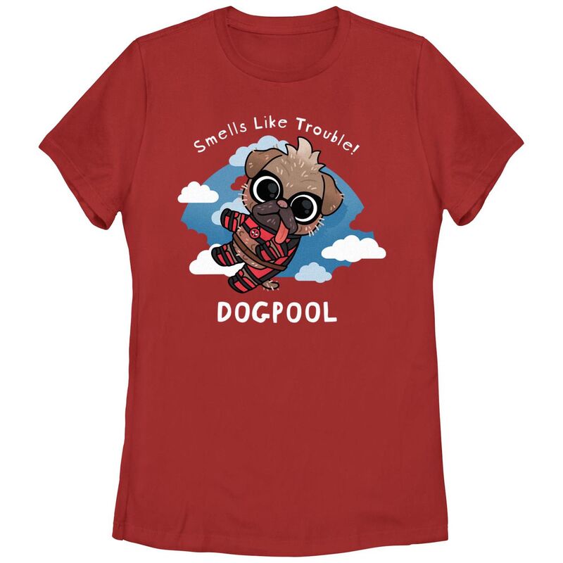 ̵ ޡ٥ ǥ T ȥåץ Juniors' Marvel Deadpool and Wolverine Dog...