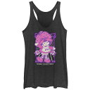 【送料無料】 ライセンス キャラクター レディース Tシャツ トップス Juniors' Strawberry Shortcake Berry Good Vibes Racerback Tank Top Black Heather