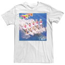 【送料無料】 ライセンス キャラクター レディース Tシャツ トップス Juniors' Epic Rights Go-Gos Vacation Album Graphic Tee White