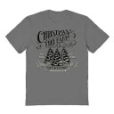 【送料無料】 ライセンス キャラクター メンズ Tシャツ トップス Men's Christmas Tree Farm Graphic Tee Charcoal
