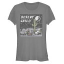 【送料無料】 アンブランデッド レディース Tシャツ トップス Juniors' Desert Child Cactus Fitted Graphic Tee ...