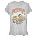 【送料無料】 アンブランデッド レディース Tシャツ トップス Juniors' Eagle Flying Grand Canyon Arizona Fitte...