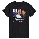 【送料無料】 ライセンス キャラクター メンズ Tシャツ トップス Men's Top Gun Iceman Tee Black(4)