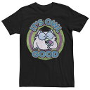 【送料無料】 ライセンス キャラクター メンズ Tシャツ トップス Men's Tootsie Pop It's Owl Good Tee Black(4)