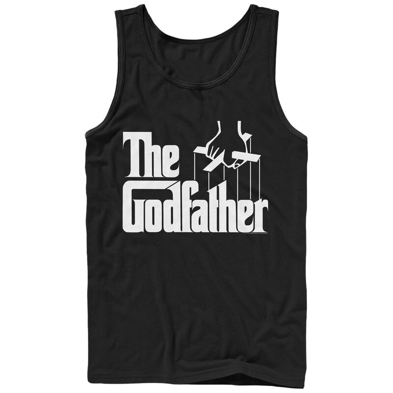 【送料無料】 ライセンス キャラクター メンズ Tシャツ トップス Men's The Godfather Title Logo Graphic Tank Top Black