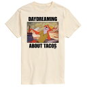 【送料無料】 ディズニー メンズ Tシャツ トップス Disney's Robin Hood Men's Daydreaming Graphic Tee Cream(4)