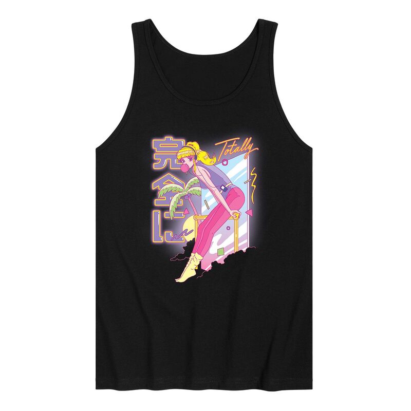 【送料無料】 ライセンス キャラクター メンズ Tシャツ トップス Men's Anime Totally Anime Tank Top Black