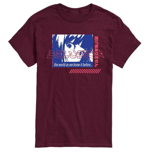 【送料無料】 ライセンス キャラクター メンズ Tシャツ トップス Men's Anime Delusion Tee Red 【送料無料】 ライセンス キャラクター メンズ Tシャツ トップス Men's Anime Delusion Tee Red