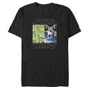 【送料無料】 ライセンス キャラクター メンズ Tシャツ トップス Big & Tall Star Wars Power Duo Graphic Tee Black