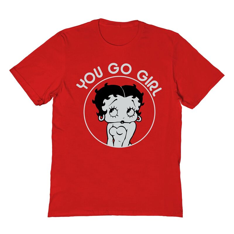 【送料無料】 ライセンス キャラクター メンズ Tシャツ トップス Men's Betty Boop T-Shirt Red