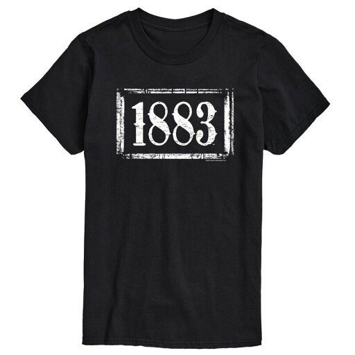 【送料無料】 ライセンス キャラクター メンズ Tシャツ トップス Men's 1883 Logo Tee Black 【送料無料】 ライセンス キャラクター メンズ Tシャツ トップス Men's 1883 Logo Tee Black