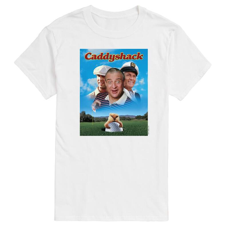 ̵ 饤 饯  T ȥåץ Men's Caddy Shack Poster Graphic Tee...