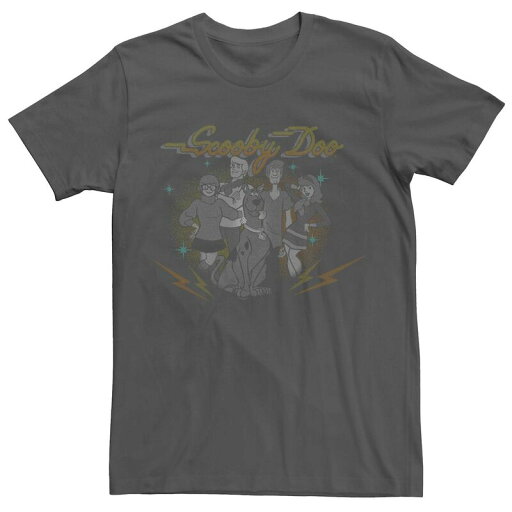 【送料無料】 ライセンス キャラクター メンズ Tシャツ トップス Men's Scooby Doo Mystery Gang Retro Draw Tee Charcoal 【送料無料】 ライセンス キャラクター メンズ Tシャツ トップス Men's Scooby Doo Mystery Gang Retro Draw Tee Charcoal