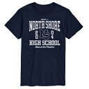 【送料無料】 ライセンス キャラクター メンズ Tシャツ トップス Men's Mean Girls North Shore HS Graphic Tee Navy(4)