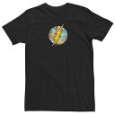 【送料無料】 ライセンス キャラクター メンズ Tシャツ トップス Big & Tall DC Comics Flash Dragon Fruit Logo Tee Black