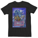 【送料無料】 ライセンス キャラクター メンズ Tシャツ トップス Big & Tall Scooby-Doo Trick Or Treat Mystery Gang Poster Tee Black