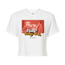 【送料無料】 ライセンス キャラクター レディース Tシャツ トップス Juniors' Friends Happy Turkey Day Cropped Tee White