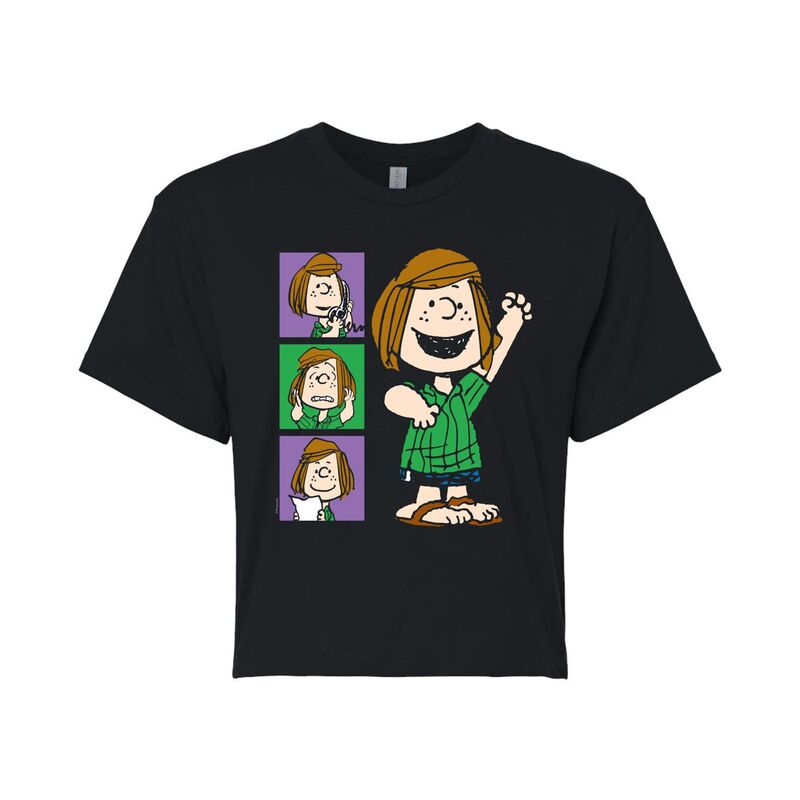 【送料無料】 ライセンス キャラクター レディース Tシャツ トップス Juniors' Peanuts Peppermint Pat..