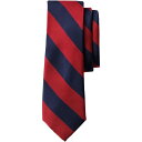 【送料無料】 ランズエンド メンズ ネクタイ アクセサリー Lands' End School Uniform Stripe To Be Tied Tie Re...