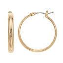 【送料無料】 ナインウェスト レディース ピアス・イヤリング アクセサリー Nine West Smooth Hoop Earrings Gold Tone