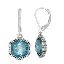 【送料無料】 ネーピア レディース ピアス・イヤリング アクセサリー Napier Social Hexagon Drop Earrings Aqua