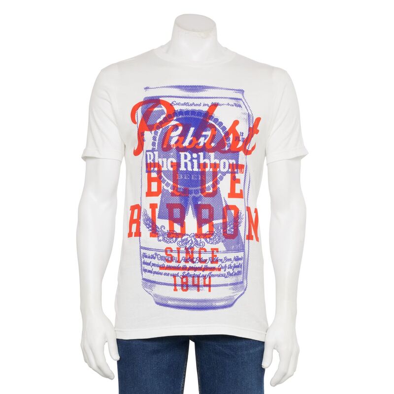 ReVida ŷԾŹ㤨̵֡ 饤 饯  T ȥåץ Men's Pabst Blue Ribbon Oversized Can Tee WhiteפβǤʤ4,480ߤˤʤޤ