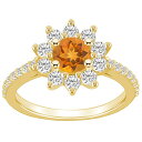 【送料無料】 Alyson Layne レディース リング アクセサリー Alyson Layne 14k Gold Citine & 3/4 Carat T....