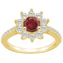 【送料無料】 Alyson Layne レディース リング アクセサリー Alyson Layne 14k Gold Garnet & 3/4 Carat T....
