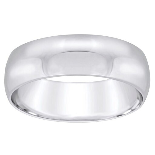【送料無料】 Alyson Layne メンズ リング アクセサリー Alyson Layne Men's 6 mm Half Round Wedding Band 18k White Gold 【送料無料】 Alyson Layne メンズ リング アクセサリー Alyson Layne Men's 6 mm Half Round Wedding Band 18k White Gold