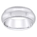 【送料無料】 Alyson Layne メンズ リング アクセサリー Alyson Layne Men's 14k Gold Milgrain Comfort ...