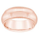 【送料無料】 Alyson Layne メンズ リング アクセサリー Alyson Layne Men's 18k Rose Gold Milgrain Com...